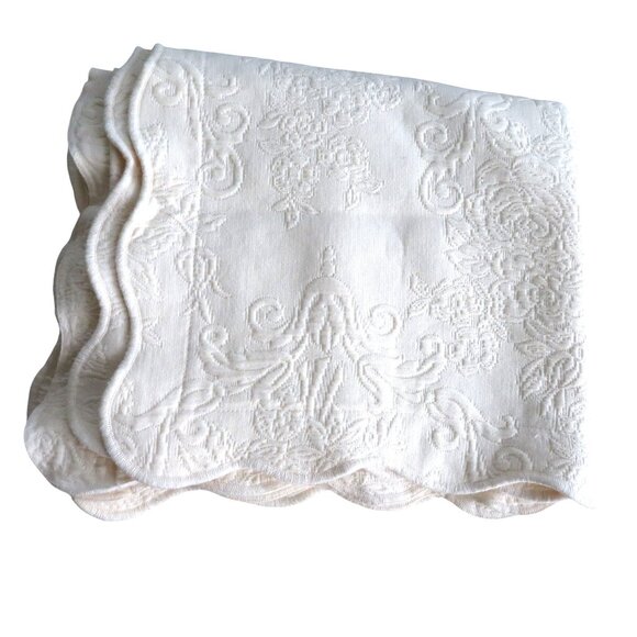 JCP Home Matelassé Quilted Pillow Shams 2 Standard Made in Portugal Pale Yellow - Picture 11 of 15